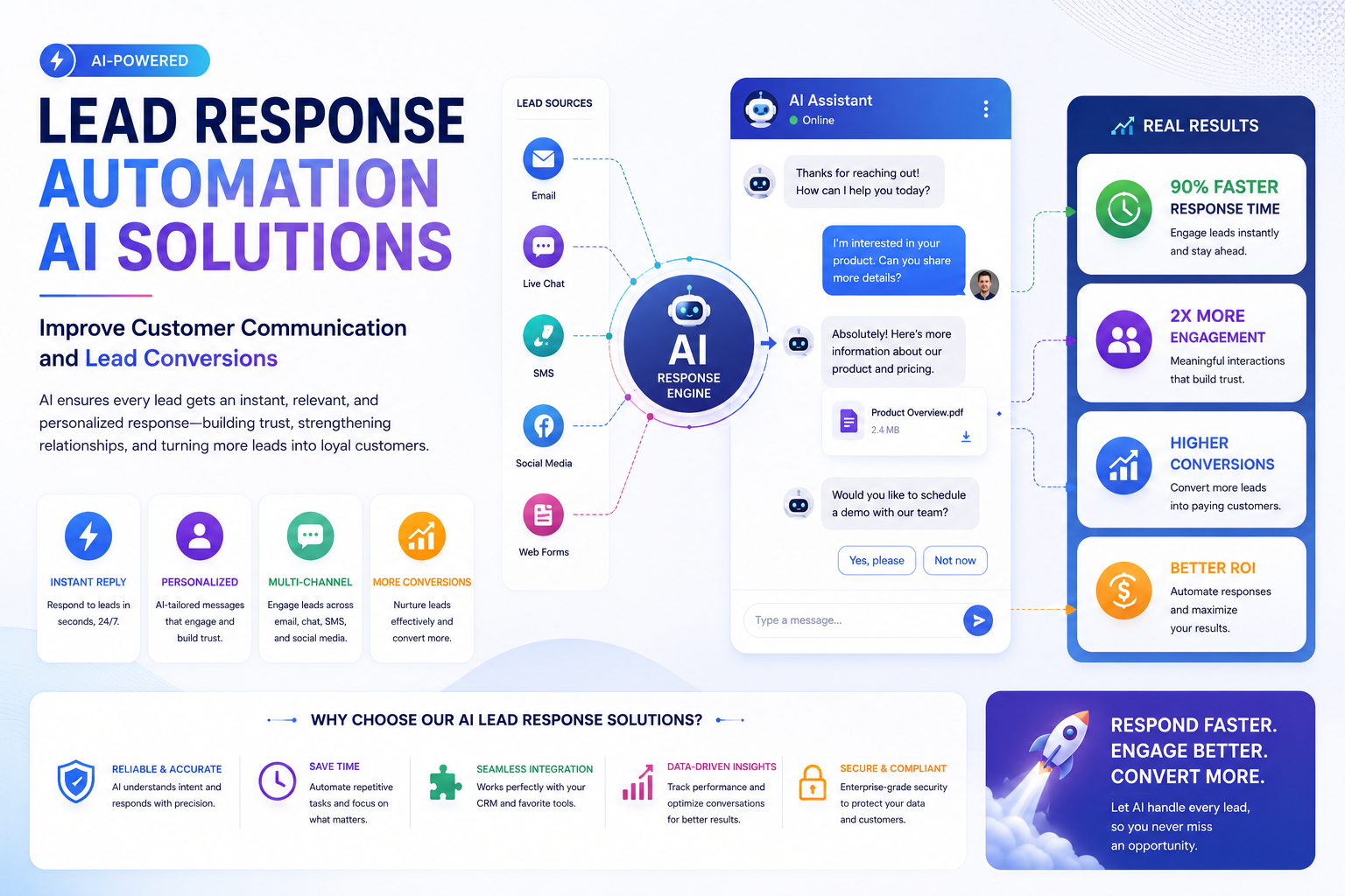 Lead Response Automation AI Solutions: Improve Customer Communication and Lead Conversions